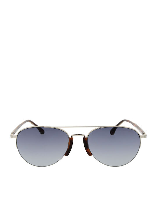 Lozza Men's Sunglasses with Silver Metal Frame and Gray Lens SL2394 0579
