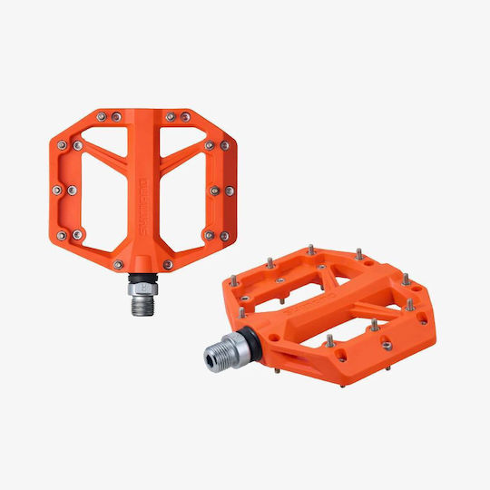Shimano PD-GR400 Flat Bicycle Pedals Orange