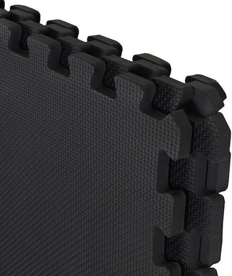 Optimum Подложки Пъзел За Фитнес Черен 124x124x1.2см 4бр