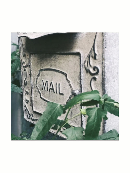 Artekko Cutie Poștală pentru Exterior Metalic în Culoarea Gri 27x10x35cm