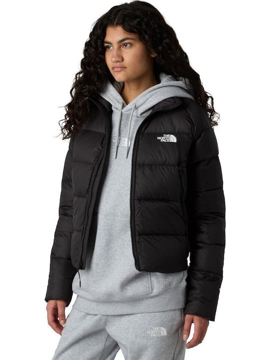 Hyalite Crop Jachetă de femei Puffer Black
