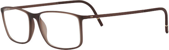Silhouette Silh2979/75 6030 Herren Brillengestell mit Rezept Dunkle Mocha Mousse Braun