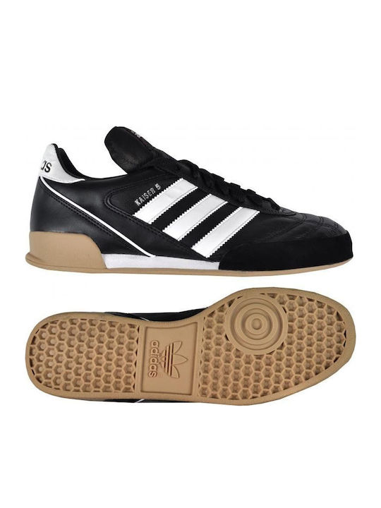 adidas Kaiser 5 Goal Leather Футболни Обувки Зала Черно / Бели Обувки / Няма