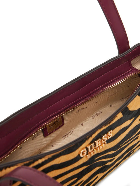 Leather Women's Bag Handbag Beige