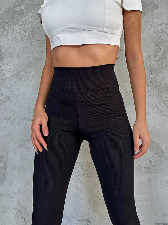 Leggings Pentru Instruire Colanți Femei Strângere Negri
