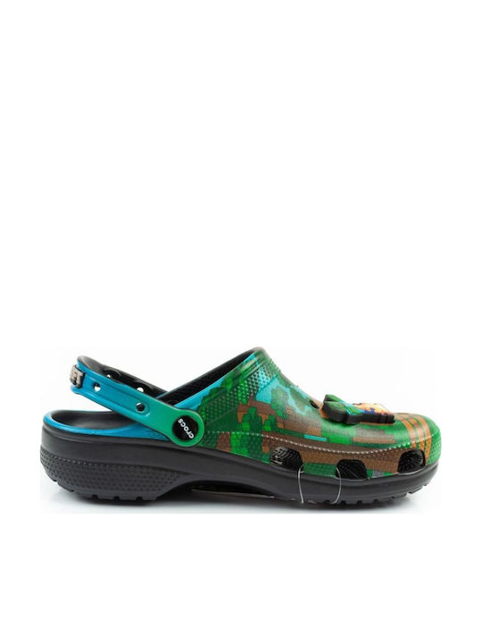 Crocs Minecraft Classic Clog Holzschuhe Grüne