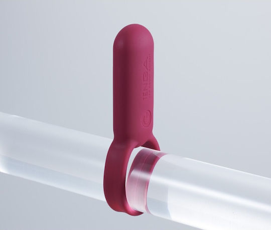 Tenga SVR Vibe Ring Вибриращ Пръстен Петел Силикон Червен