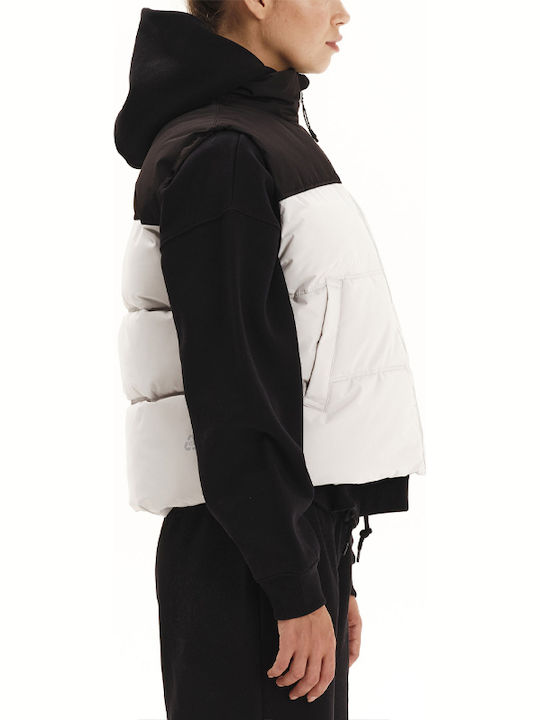 Women's Puffer Jacket for Winter Gray