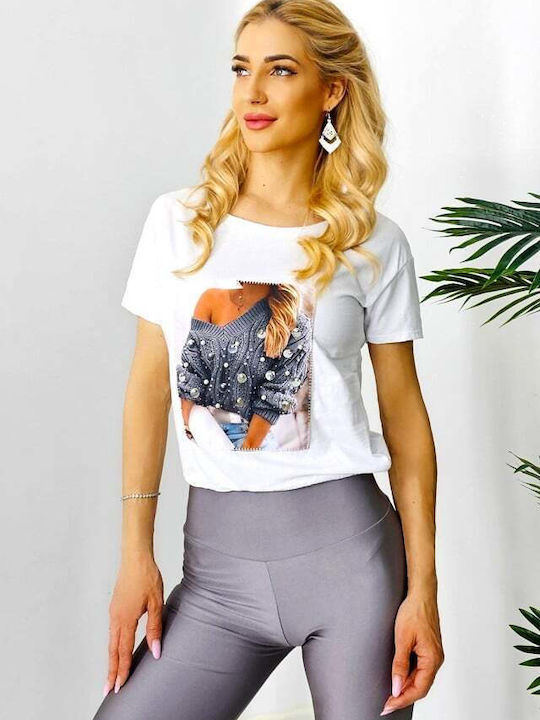 Тениска Бяла
