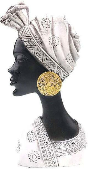 Velve Figurină Decorativă Bust Din Polirosină 14x14cm