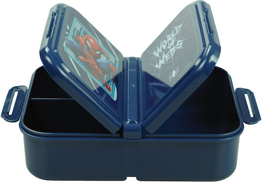 Marvel Plastik Kinder Lebensmittelbehälter Spiderman 0.9Es Mehrfarbig
