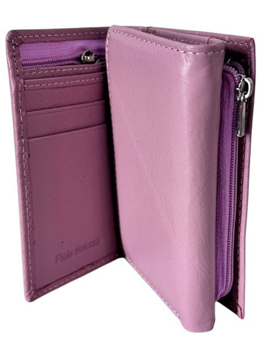 Small Leather Women's Wallet Classic Lilac