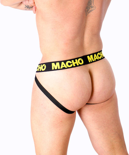 Macho Underwear Herren Jockstrap Gelb