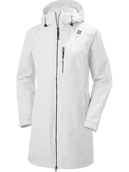 Belfast Women's Long Lifestyle Jacket for Winter White