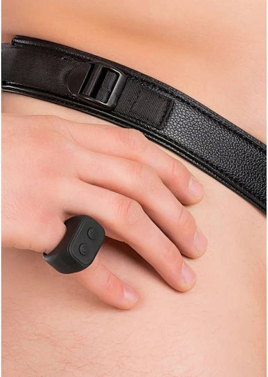 Gurtzeug Strap-On Hohlkörper Vibrator Silikon & Kabellose Fernbedienung Hidden Desire Inferno Hohlpenis Strap-On Vibrator Fleisch 20cm