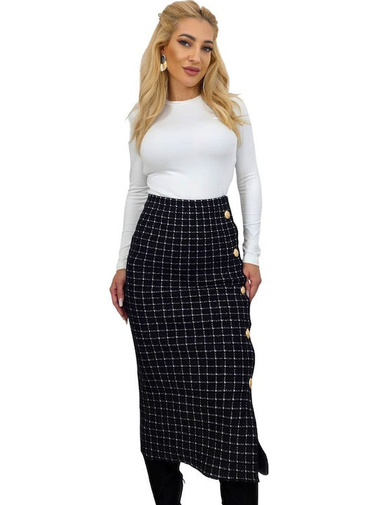 Maxi Rock Umschlag Black-white