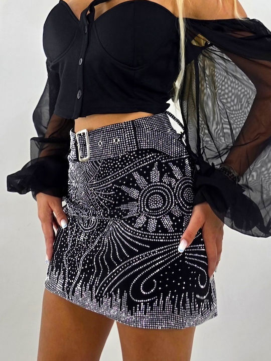 Women's Skirt-Shorts Black