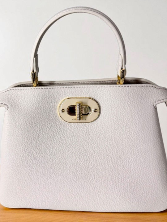 Damenbeutel Schultertasche Ecru