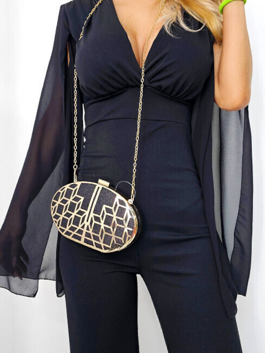 Damentasche Schultertasche Gold
