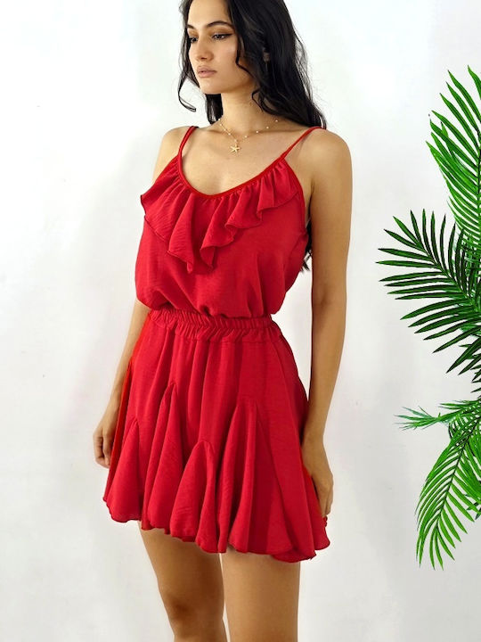 Set mit Mini Rock Red