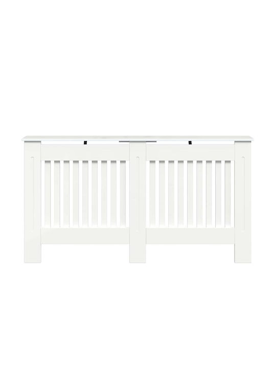 vidaXL vidaXL Particleboard White Radiator Cover