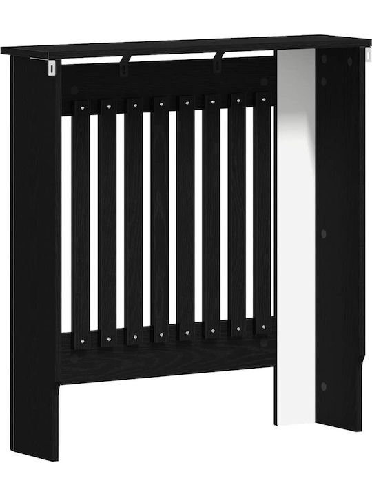 vidaXL vidaXL Radiator Cover from Particleboard Black 78x19x81.5cm