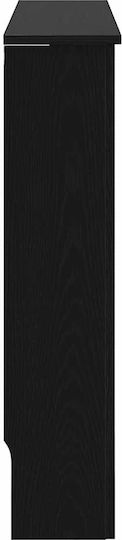 vidaXL vidaXL Radiator Cover from Particleboard Black 78x19x81.5cm