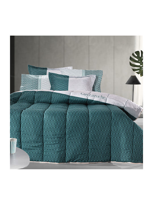 Guy Laroche Πάπλωμα Υπέρδιπλο 220x240εκ. Status Petrol 530 GSM