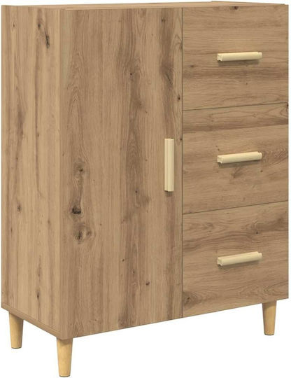 Мебели за съхранение дървен с чекмеджета Coffee 34x69.5x90см