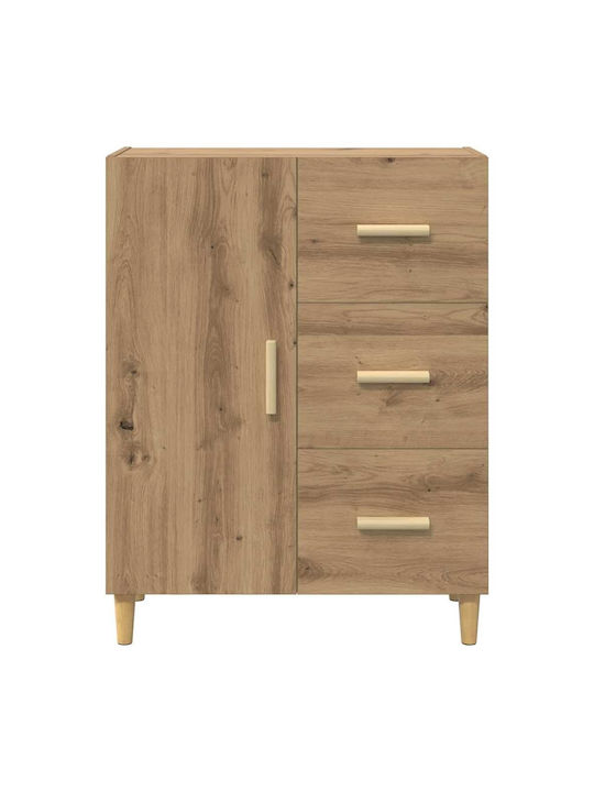 Мебели за съхранение дървен с чекмеджета Coffee 34x69.5x90см