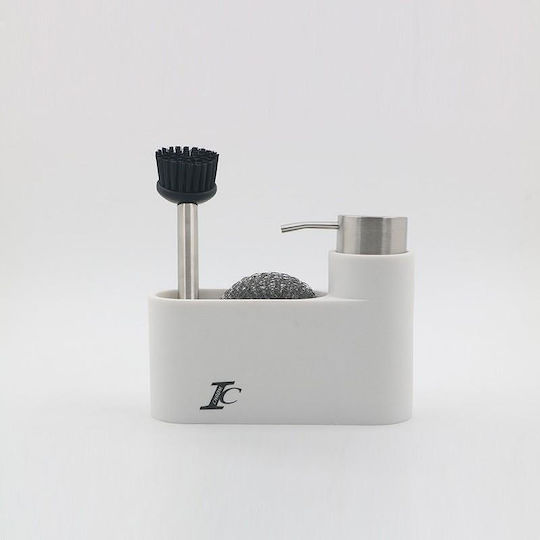 Inter Ceramic Dispenser Κουζίνας Κεραμικό Λευκό