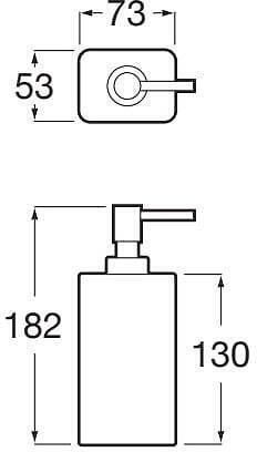 Roca Spender Kunststoff Weiß 200ml