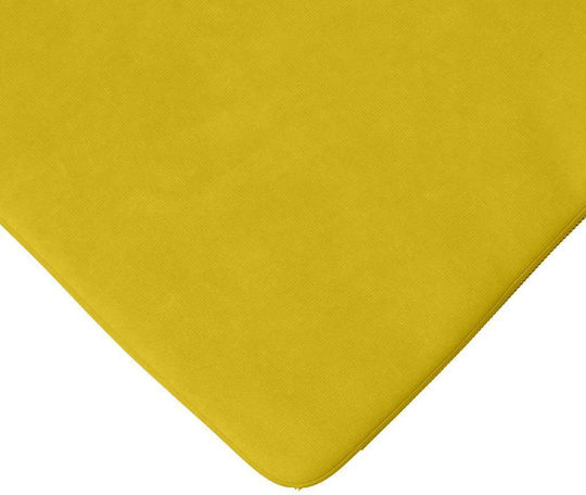 vidaXL Throw Pillow Yellow 4 Pieces 40x40cm vidaXL Throw Pillow Yellow 4 Pieces 40x40cm