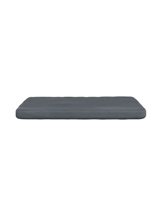 vidaXL Velvet Gray Sofa Cushion 40x40cm