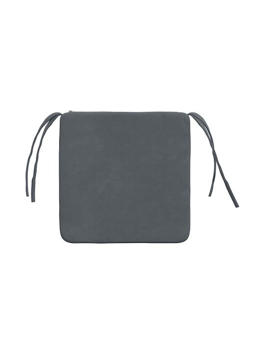 vidaXL Velvet Gray Sofa Cushion 40x40cm