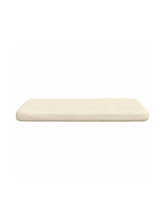 vidaXL Velvet Beige Sofa Cushion 40x40cm