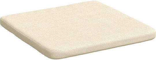 vidaXL Velvet Beige Sofa Cushion 40x40cm