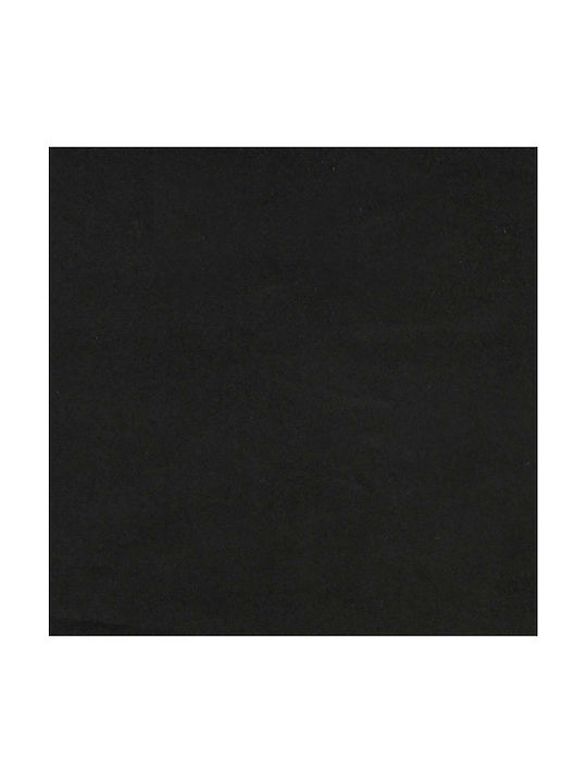 vidaXL Perna De Canapea Din Catifea Neagră 40x40cm