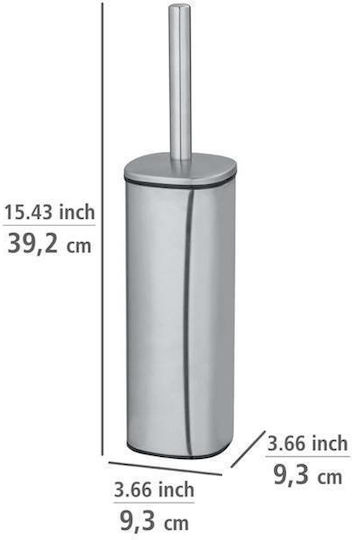 Wenko Alassio Inox Πιγκάλ Μπάνιου Ασημί