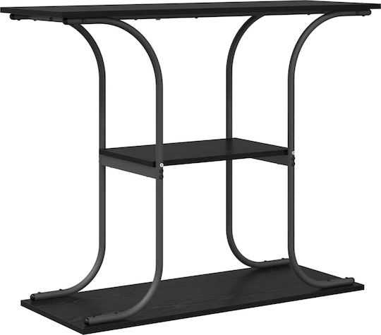 Конзолна маса от Дърво & Метал Black Oak Д101xШ35xВ80.5cm