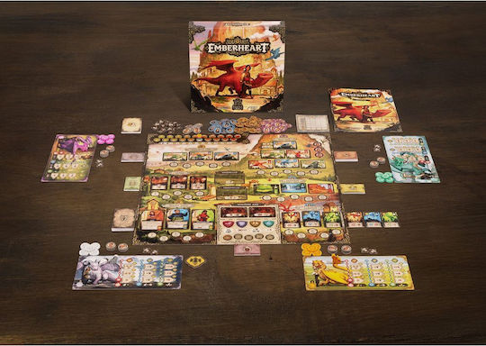 Board Game Emberheart for 2-4 Players 12+ Years Old (EN) Mindclash Games