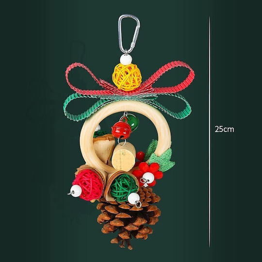 Jucărie Pentru Papagali De Crăciun Mbujorndi 25cm