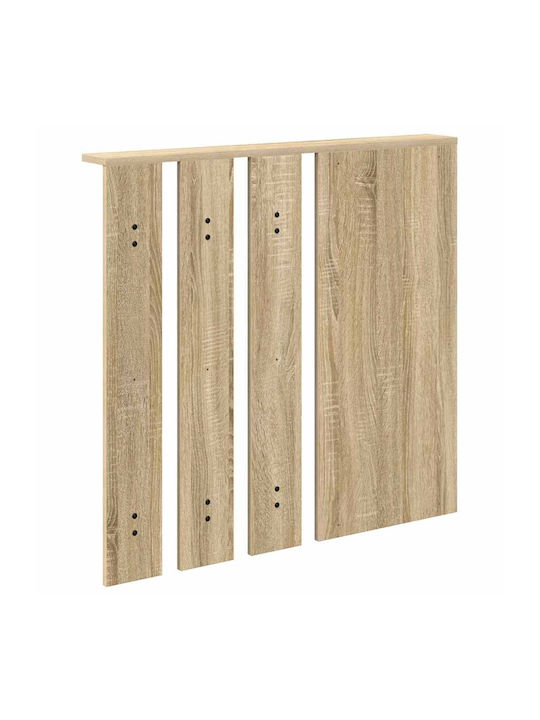 Eingangsmöbel mit Spiegel & Garderobe Sonoma Oak 84x10x80cm