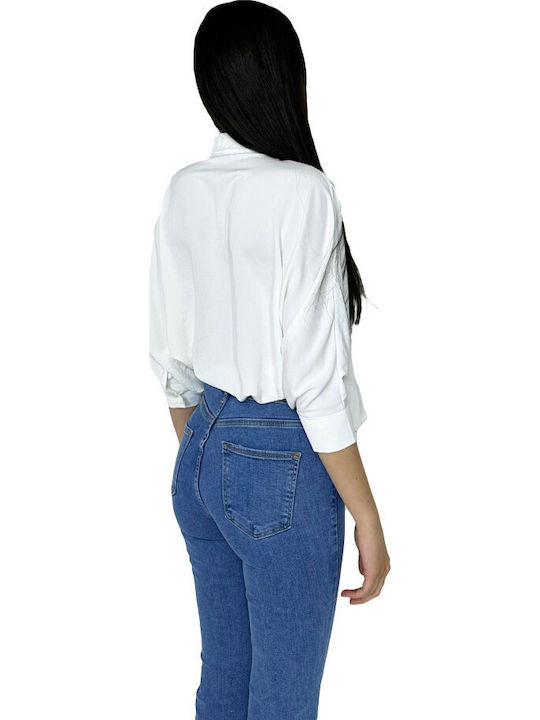 Women's Long Sleeve Shirt White