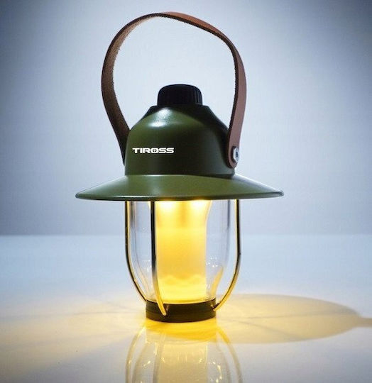 Tiross TS-1986 Led Battery Lantern for Camping with Flashlight 300lm