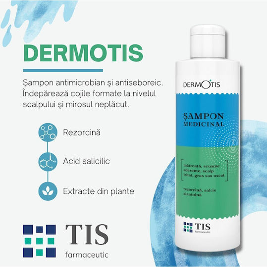 Șampon Medicinal Împotriva Dermatitei Seboreice Mătreață Dermotis 120ml Tis Farmaceutic