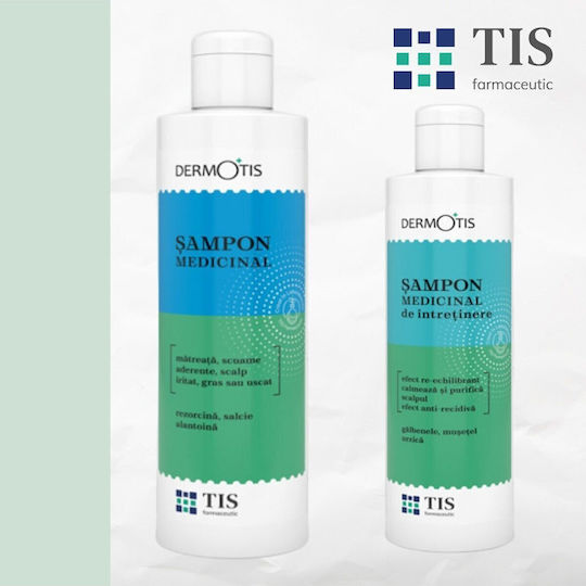 Șampon Medicinal Împotriva Dermatitei Seboreice Mătreață Dermotis 120ml Tis Farmaceutic