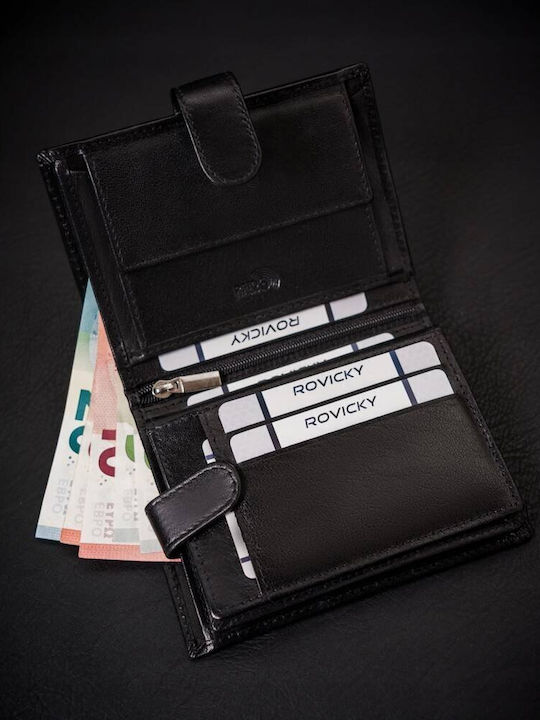 Leather Men's Wallet Black