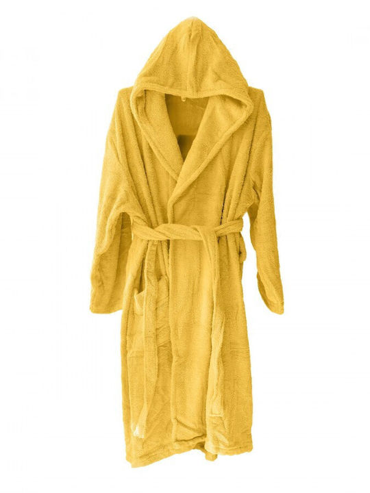 Belotex Bathrobe with Hood Yellow 500gr/m²