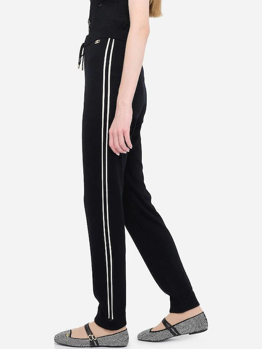 Sweatpants Jogger Black / White